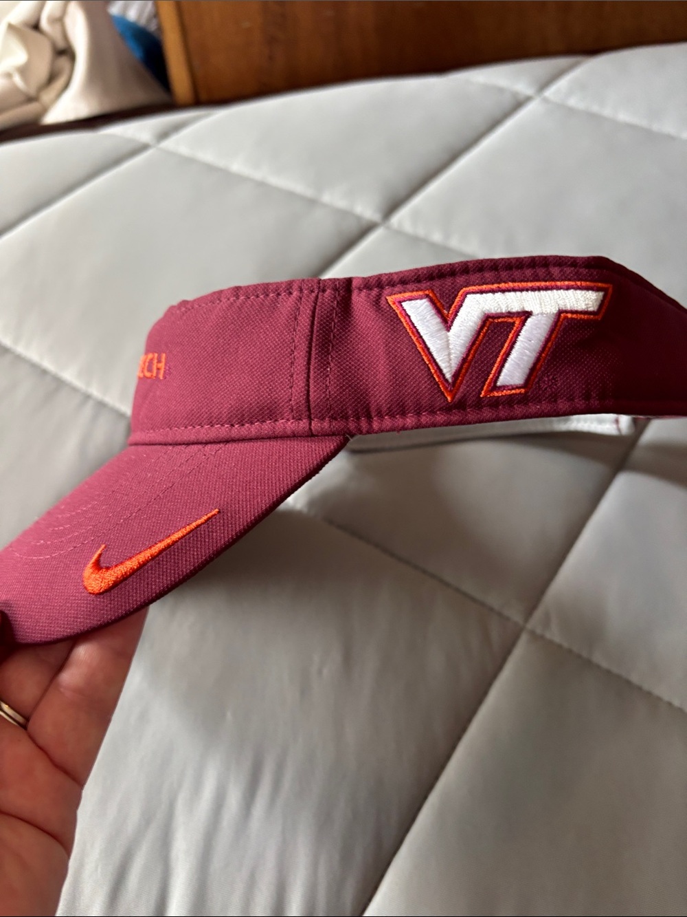 Virginia tech visor - Picture 3 of 6